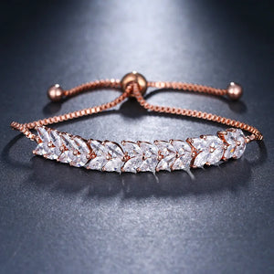 Sparkling CZ Bracelet Girls CZ Daily Gift Wedding Bridal Women Jewelry