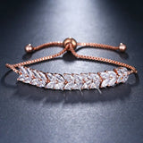 Sparkling CZ Bracelet Girls CZ Daily Gift Wedding Bridal Women Jewelry