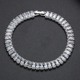 Charm CZ Bracelet Girls Cubic Zirconia Gift Wedding Bridal Bridesmaids