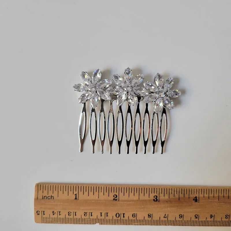 Sparkling CZ Bridal Hair Comb Wedding Hair Accessories