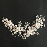 Wired Crystal Rhinestones Bridal Headband