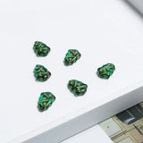 Czech Glaze Green Christmas Tree Glass Bead DIY Ornament Material