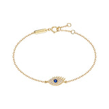 925 Silver Lucky Eye Moon Star Coin Bracelets Pave Zircon Stones Women Jewelry