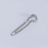 925 Silver Ear Cuff Non Pierced Tassel Clip Earring