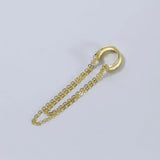 925 Silver Ear Cuff Non Pierced Tassel Clip Earring