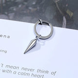 Men's Tree Spike Earrings Stainless Steel