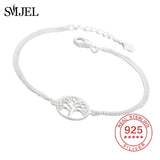 925 Silver Tree of Life Bracelet Vintage Boho Jewelry