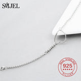 Sterling Silver Hollow Heart Bracelet for Women