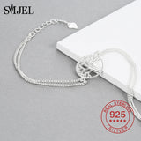 Sterling Silver Tree of Life Bracelet for Women