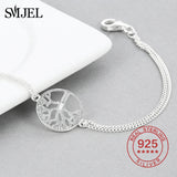 Sterling Silver Tree of Life Bracelet for Women
