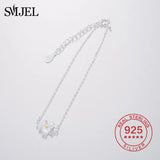 925 Silver Daisy Flower Women Bracelet Mother's Gift