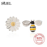 Real 925 Sterling Silver Earrings for Women Kids Jewelry