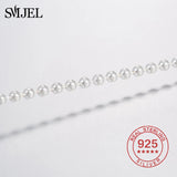 925 Silver Heart Charm Bracelet Women Beads Bangles Wedding