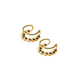 925 Silver Smooth Surface Ear Cuff Clip Earrings For Women Without Piercing
