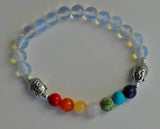 Opal Buddha Bracelet Chakra Yoga Meditation Reiki Bracelet