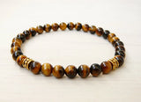 Tiger Eye Bracelet 6mm Stretch Beaded Jewelry