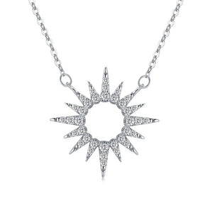 SN10 Sun Pendants Chain Choker Necklace Women Jewelry
