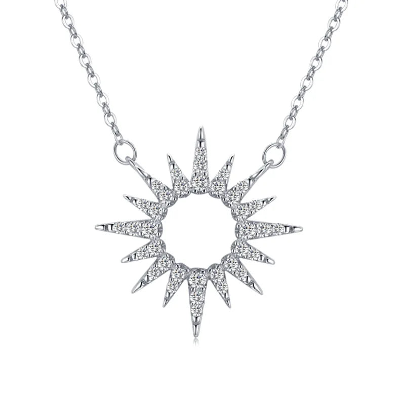 SN10 Sun Pendants Chain Choker Necklace Women Jewelry