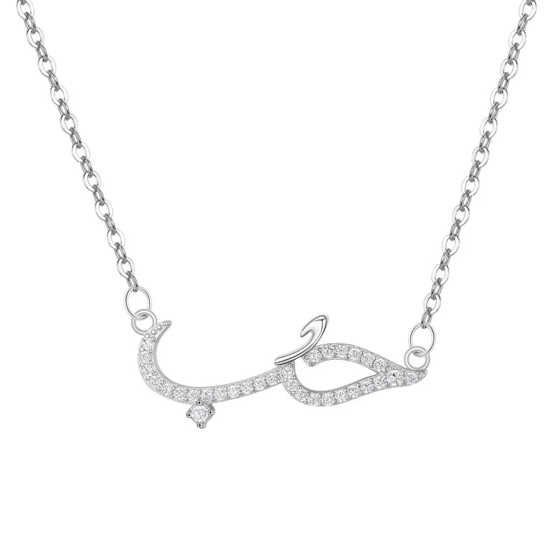 Heart Shape Crystal Pendant Necklace Wedding Party Jewelry