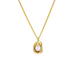 SN15 Earthnut Pendant Choker Necklace for Women Men