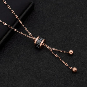 SN2 Necklace Stainless Steel Tree Rabbit Pendant Necklaces for Women