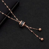 SN2 Necklace Stainless Steel Tree Rabbit Pendant Necklaces for Women