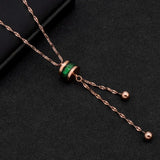 SN2 Necklace Stainless Steel Tree Rabbit Pendant Necklaces for Women