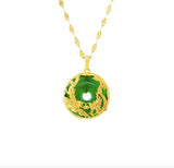 Heart Zircon Necklace Rose Charm Pendant Women Jewelry Gift