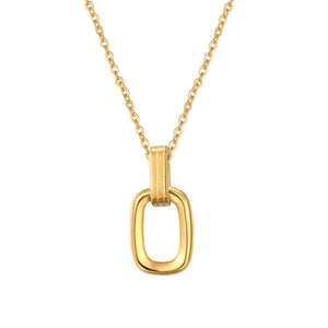 SN5 Imitated Pearl Heart Pendant Necklace Layered Choker