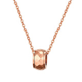 SN5 Imitated Pearl Heart Pendant Necklace Layered Choker