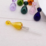 Coloured Essential Oil Aromatherapy Bottle Glass Pendant