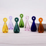 Coloured Essential Oil Aromatherapy Bottle Glass Pendant