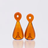 Coloured Essential Oil Aromatherapy Bottle Glass Pendant