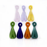 Coloured Essential Oil Aromatherapy Bottle Glass Pendant
