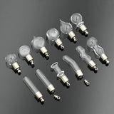 5pc Screw Cap Glass Vial Wishing Bottle Oil Charm Name On Rice Art Mini Bottle