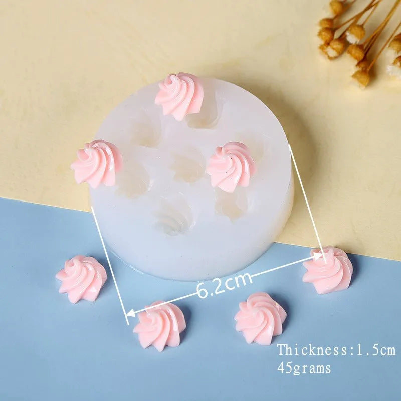 Silicone Mold For Cake Candle Candy Chocolate Biscuit Resin DIY Decorating
