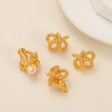 SNPQ Retro Twist Metal Knotted Earrings for Women