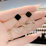 Temperament Earrings for Women Retro Pearl Stud Earring Fine Jewelry
