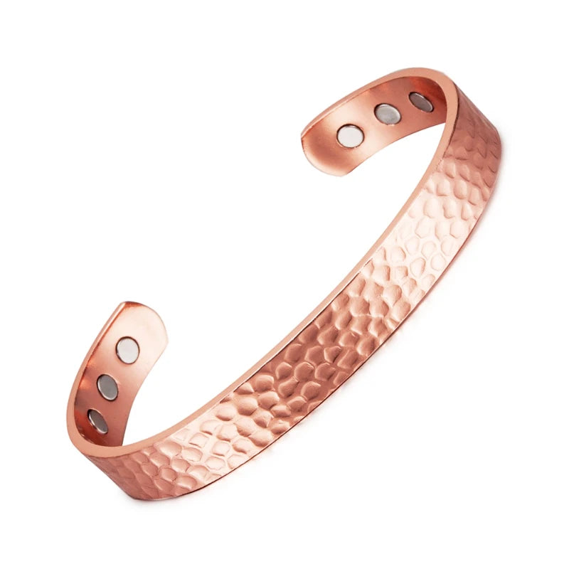 Pure Copper Bracelets for Women Men Energy Bracelet with Magnets