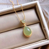 Silver Inlaid Hotan Yunan Red Agate Pendant Necklace