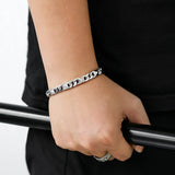 European American Willow Nail Cuban Bracelet Male Hip-hop Street