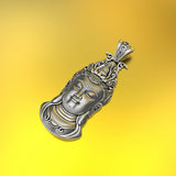 Buddha Head Avalokitesvara Pendant Necklace