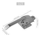 SODIAL(R) Stainless Steel Spring Loaded Freezer Cooler Door Handle Latch