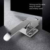 SODIAL(R) Stainless Steel Spring Loaded Freezer Cooler Door Handle Latch