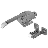 SODIAL(R) Stainless Steel Spring Loaded Freezer Cooler Door Handle Latch