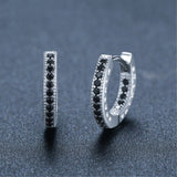 SODROV Zircon Hoop Earring Classic Gothic Women's Accessories