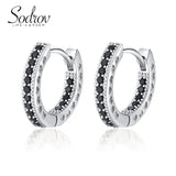 SODROV Zircon Hoop Earring Classic Gothic Women's Accessories