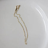 Geometric Chain Bracelet 925 Sterling Silver 14K for Women