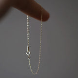 Geometric Chain Bracelet 925 Sterling Silver 14K for Women