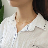 925 Silver Boho Disc Choker Necklace for Women